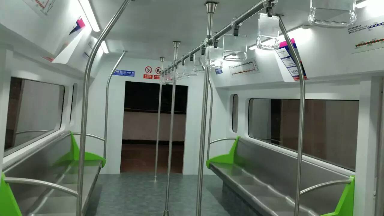 轻轨车舱模型