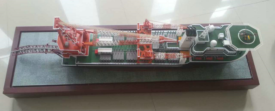 挖泥船模型